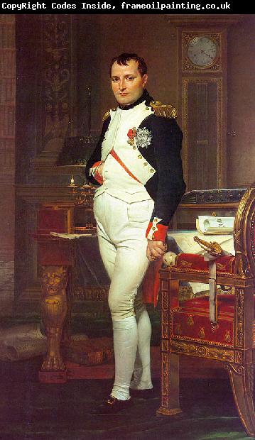 Jacques-Louis  David Napoleon in his Study